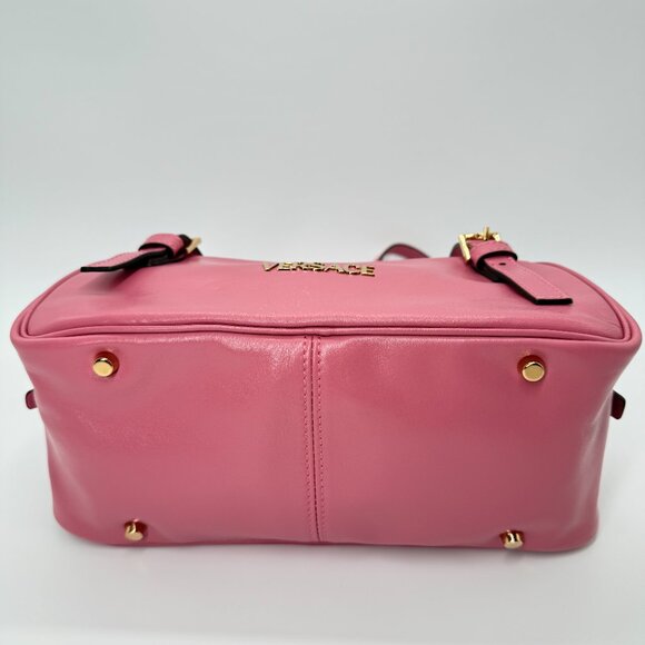 Versace Tag Calfskin Bowling Bag – New Without Tags – Worn by Sabrina Carpenter - Picture 4 of 6